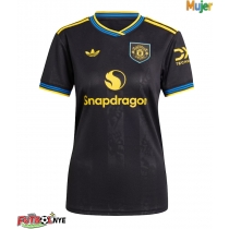 Camiseta Manchester United Amad Diallo #16 Tercera Equipación para mujer 2025-26 manga corta